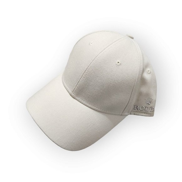 Rolex Other - Rolex Embroidered Golf Hat Cap w/ Logo Light Beige